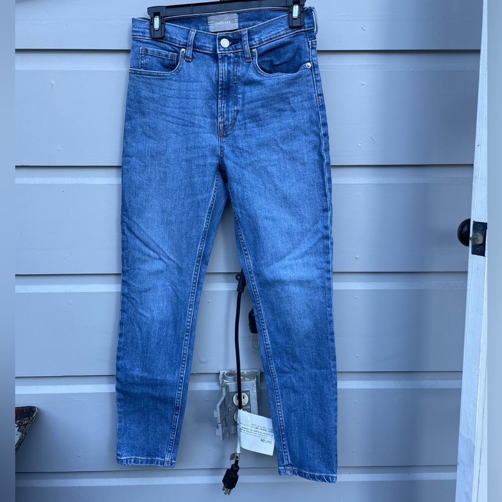 Everlane Blue Ankle Crop Jeans